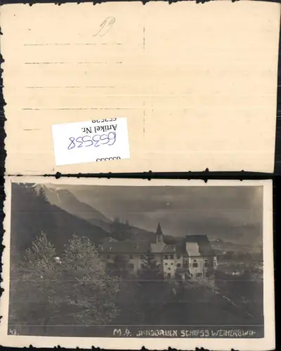 653538,Foto Ak Innsbruck Schloss Weiherburg