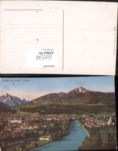 653544,Innsbruck geg. Süden Serles Nockspitze