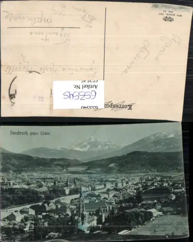 653545,Innsbruck geg. Süden