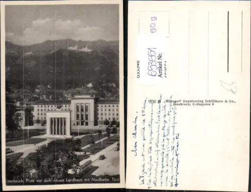 653551,Innsbruck Platz v. d. neuen Landhaus m. Nordkette