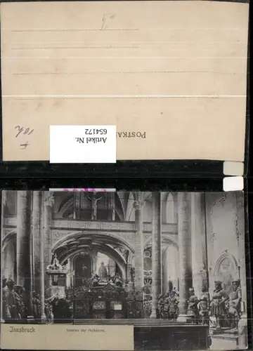 654172,Innsbruck Inneres d. Hofkirche