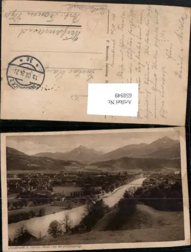 658949,Innsbruck nach Süden Blick von der Weiherburg