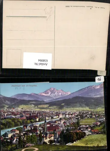 658994,Innsbruck mit Serlesspitze pub Purger Co 12243