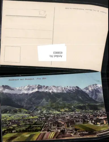 659003,Innsbruck mit Brandjoch Frau Hitt pub Purger Co 11487