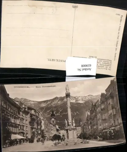 659008,Innsbruck Maria-Theresien-Straße Annasäule