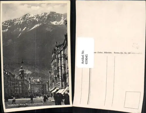 659045,Innsbruck Maria-Theresien-Straße mit Annasäule