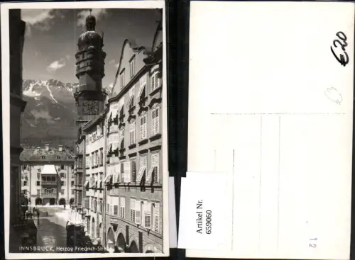 659060,Foto Ak Innsbruck Herzog Friedrich-Straße Goldenes Dachl