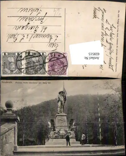 659515,Innsbruck Andreas-Hofer-Denkmal a. Berg Isel pub Fritz Gratl 1026