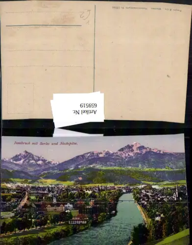659519,Innsbruck mit Serles u. Nockspitze pub Purger Co 12244