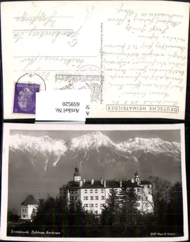 659520,Foto Ak Innsbruck Schloss Ambras
