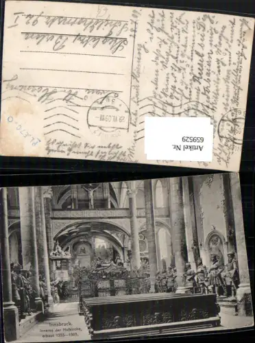 659529,Innsbruck Inneres d. Hofkirche Standbilder Ritter Rüstung pub Fritz Gratl 61