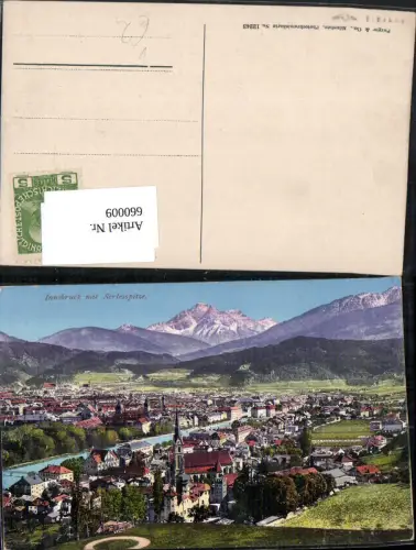 660009,Innsbruck mit Serlesspitze pub Purger Co 12243