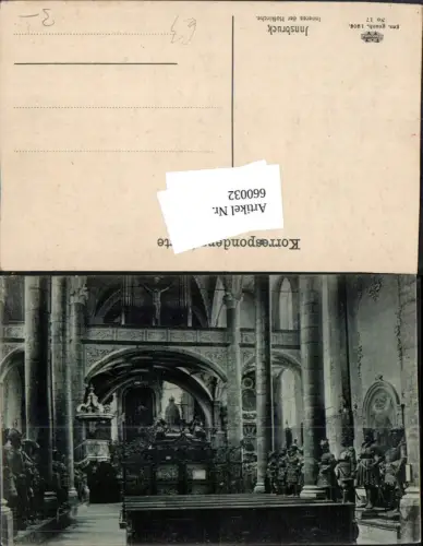 660032,Innsbruck Inneres d. Hofkirche Ritter Rüstung Standbilder