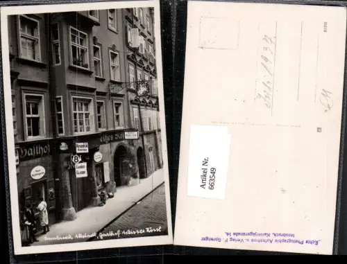 663549,Foto Ak Innsbruck Altstadt Gasthof Weiser Rössl 1937 Ansicht