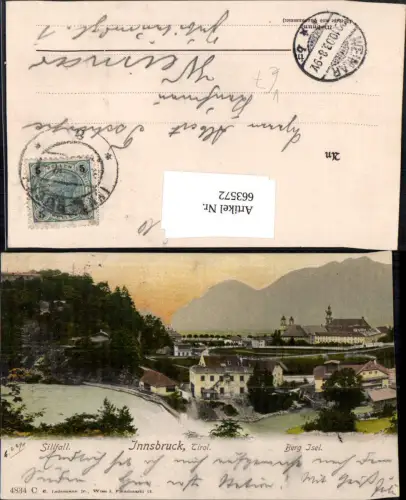 663572,Innsbruck Sillfall Berg Isel pub C. Ledermann 4834 C