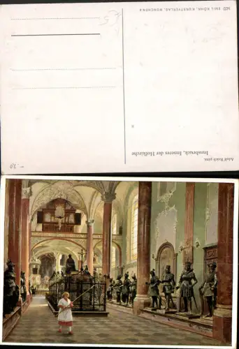 664084,Künstler Ak Adolf Reich Innsbruck Inneres d. Hofkirche