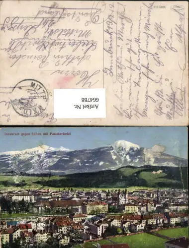 664788,Innsbruck geg. Süden mit Patscherkofel