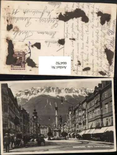 664792,Innsbruck Maria Theresienstrasse Annasäule