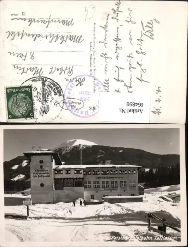 664890,Foto Ak Innsbruck Igls Patscherkofelbahn Talstation i. Winter