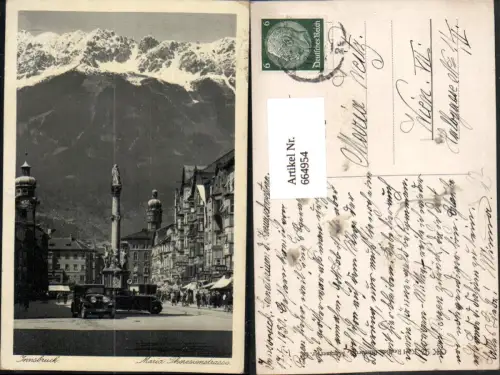 664954,Innsbruck Maria Theresienstrasse Annasäule