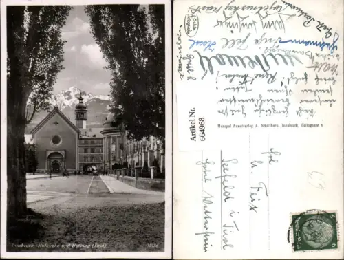 664968,Foto Ak Innsbruck Hofkirche u. Hofburg