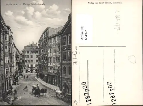 664972,Innsbruck Herzog Friedrichstraße Kutsche