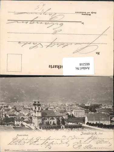 665218,Innsbruck Panorama pub C. Ledermann 4823