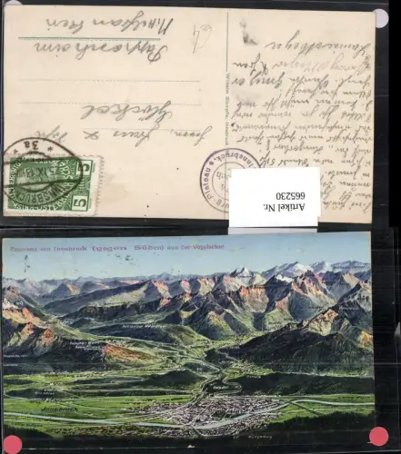 665230,Innsbruck Panorama geg. Süden a. d. Vogelschau