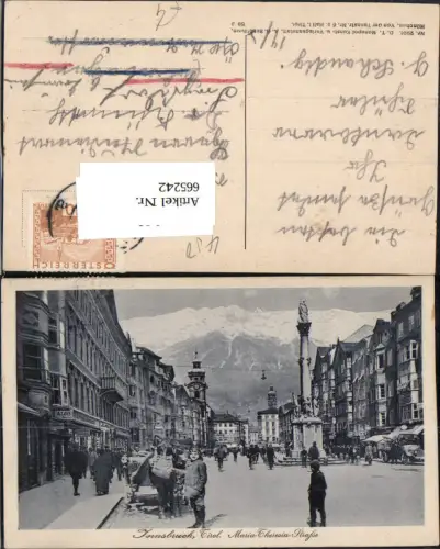 665242,Innsbruck Maria-Theresien-Straße Annasäule