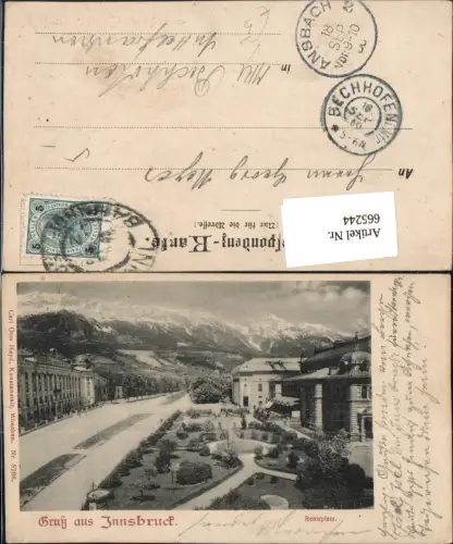 665244,Innsbruck Rennplatz pub Carl Otto Hayd 5768