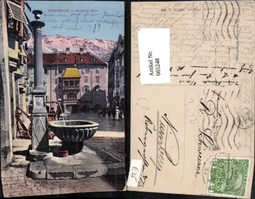 665248,Innsbruck Goldenes Dachl Brunnen