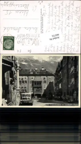 665731,Innsbruck Herzog Friedrichstrasse Goldenes dachl
