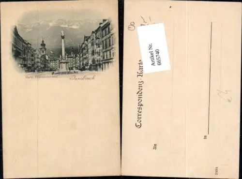 665740,Innsbruck Maria Theresienstraße 1900
