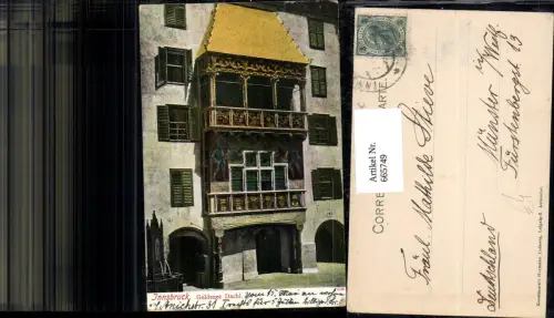 665749,Innsbruck Goldenes Dachl Stadtturm