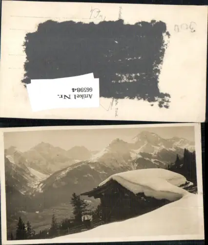 665984,Foto Ak Berghütte Innsbruck Igls