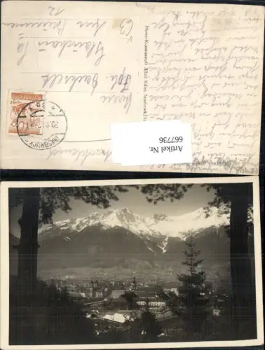 667736,Foto Ak Innsbruck geg. Norden pub Adolf Künz