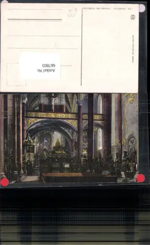 667803,Innsbruck Inneres d. Hofkirche Ritter Rüstung
