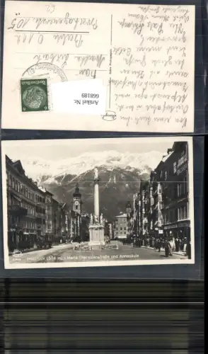 668189,Innsbruck Maria Theresienstraße u. Annasäule