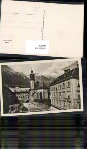 668209,Foto Ak Innsbruck Burggraben m. Hofkirche