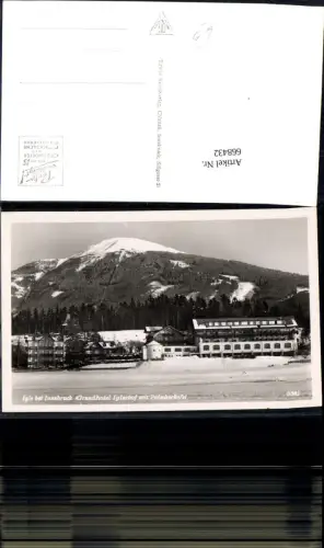 668432,Foto Ak Innsbruck Igls Grandhotel Iglerhof mit Patscherkofel Winteransicht