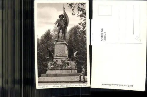 668453,Innsbruck Andreas-Hofer-Denkmal a. Berg Isel Soldat Uniform