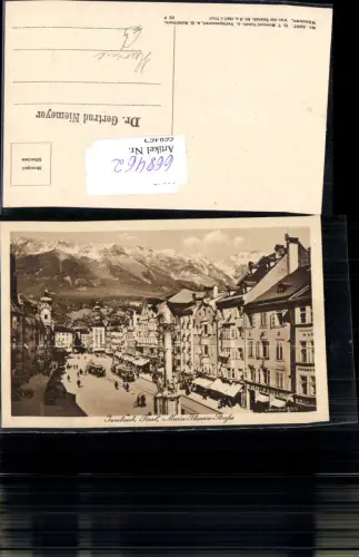 668462,Innsbruck Maria Theresienstraße Straßenbahn Humanic Reklame