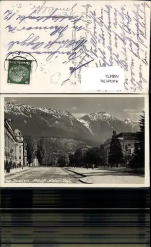 668474,Foto Ak Innsbruck Platzansicht b. Hofburg