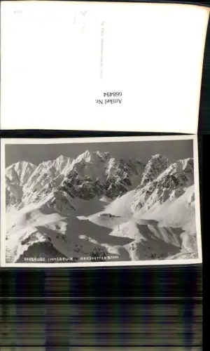 668494,Foto Ak Seegrube Innsbruck Nordkettenbahn pub Ad. Künz