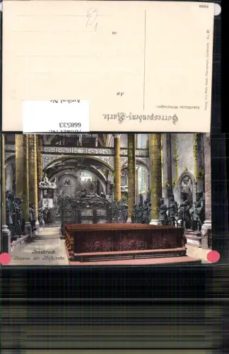 668533,Innsbruck Inneres d. Hofkirche Statuen Ritter Rüstung pub Fritz Gratl 61