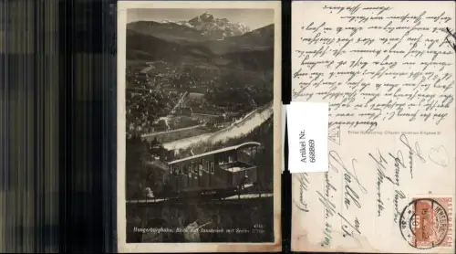 668869,Foto Ak Innsbruck Hungerburgbahn Blick auf Serles Bergbahn