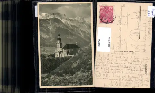 668960,Innsbruck Ansicht Kirche Bergkulisse