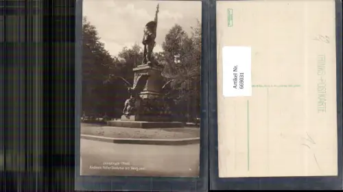 669031,Innsbruck Andreas-Hofer-Denkmal a. Berg Isel pub Trinks 9