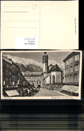 669045,Innsbruck Burggraben u. Hofkirche