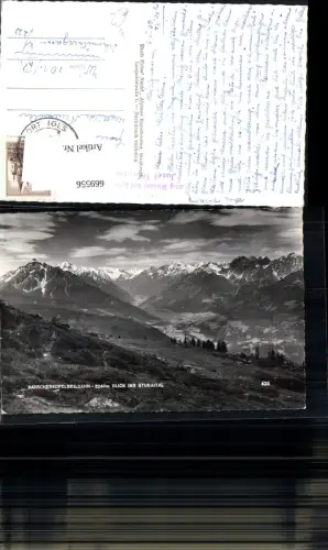669556,Foto Ak Innsbruck Igls Patscherkofel Seilbahn Blick ins Stubaittal